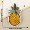 Bordado por Computadora Fruta Cereza Fresa Accesorios para Niños Accesorios Accesorios Parche DIY Tela Bordada Fresa Piña Pegatinas