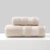Nuevo Juego de Toallas de Baño de Exportación de Tamaño Grande, Absorbente, Unisex, 100% Algodón Puro, Engrosado