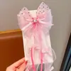 Adorno de Frente de Lazo para Niños Super Hada Cadena de Frente con Borla de Perla de Sirena Colgante de Oreja de Sirena Adorno Dulce para la Cabeza de Niña