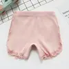 Calças de Segurança para Meninas Modal Anti-Exposição Verão Finas Médias e Grandes Roupas Íntimas de Segurança para Crianças Pequenas