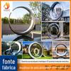 Escultura de paisagem aquática de aço inoxidável ao ar livre fabricante grande espelho lua jardim paisagem decoração escultura abstrata anel