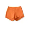 Shorts Retro Básicos de Melocotón Europeos y Americanos para Mujer Estilo Pura Pasión Personalidad Reductores de Edad Alargadores de Piernas Pantalones Casuales de Chica Atrevida Venta al por Mayor