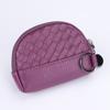 2026 Bolso Nuevo para Mujer Cartera Tejida Hecha a Mano Billetera Sencilla para Monedas Billetera de Piel Sintética Bolso Pequeño con Cremallera para Cosméticos