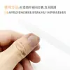 Lixa de unha de vidro de cristal média 14cm dupla face jateada polida 5,5 polegadas tira para polir unhas