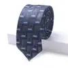 Nueva Corbata Casual para Hombre con Patrón Floral Geométrico Jacquard Multicolor Nudo Windsor para Ropa Formal de Negocios
