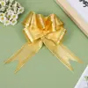 Fornecimento direto da fábrica Não. 30 Laço para Decoração de Carro de Casamento Flor Puxa Fita Colorida Flor Puxa Fita Laço Colorido Impresso Cerimônia de Abertura Fita Colorida