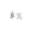 Colgante Broche Doble Uso Tortuga Pequeña Incrustaciones de Cristal Piedra Natural Multicolor Pin Exagerado Moderno Joyería de Comercio Exterior