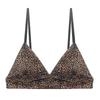 Roupa Íntima Francesa Transfronteiriça Verão Fina Copa Triângulo Sem Aros Sutiã Seios Pequenos Mostram Grandes Push-Up Roupa Íntima Sexy Sutiã
