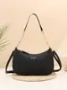 Bolso de Hombro de Color Sólido de Moda para Mujer 2025 Nuevo Estilo Bolso de Mano para Hombro Bolso Cruzado de Hombro con Textura Bolso de Mano