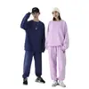 Outono e Inverno Novo Conjunto de Desenvolvimento Secundário Moletom com Gola Redonda Raglã Solto Placa Leve Tendência Estilo Casal Estilo de Hong Kong Casual