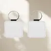 Frete Grátis Chaveiro de Transferência de Calor por Sublimação Couro PU Padrão Lichia Impressão Personalizada Padrão Personalizado Logotipo Pequeno Pingente