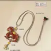 Año del Caballo, Hazte Rico al Instante, Colgante Estilo Chino Completamente Hecho a Mano, Nuevo Colgante para Coche Estilo Chino, Colgante para Bolso, Regalo, Caballo Pequeño Pintado a Mano, Mayoreo