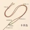 Cordón de jade ajustable de alta calidad para colgante, cordón de ágata y jadeíta para colgante, cordón para colgante tejido a mano