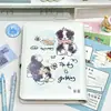 Novo Álbum de Colegas Estilo Ins com Encadernador de Filhote de Border Collie Fofo para a Temporada de Formatura, Presente para Alunos do Ensino Fundamental e Médio