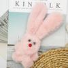 Nuevo Estilo Felpa Lindo Dibujos Animados Conejo de Orejas Grandes Pelo Largo Conejo DIY Accesorios Creativos Bolsa Adorno para la Cabeza Accesorios de Ropa