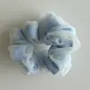 Estilo Coreano Elegante Dulce y Suave Malla de Doble Capa Anillo para el Cabello de Intestino Delgado Elegante Cola de Caballo Cabello Menos Cinturón para el Cabello Cinturón Tocado