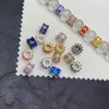 Roda Gigante 14K Joia de Cristal Pulseira Acessório DIY Original com Cravação de Diamante Retenção de Cor Alta Joias com Contas
