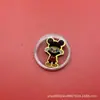Popular Serie Bubble Mart Oro Puro 999 Pegatinas para Teléfono Móvil para Colección de Amigos Pequeños Regalos Concha de Agua Oro Al por Mayor