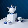 Juego de Té para el Té de la Tarde Estilo Europeo Lujo Ligero Juego de Tazas de Café de Porcelana de Hueso de Gama Alta Exquisito Lujo de Gama Alta Estilo Británico Venta al por Mayor