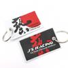 Guangzhou en stock modificación de coches actuación cultural JDM bordado tira de tela cinta llavero colgante adornos venta caliente
