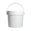 Cubo de Plástico de 20L Cubo de Plástico de 10L Cubo de Plástico de 5L Cubo de Plástico de Grado Alimenticio PP con Tapa Embalaje Sellado Cubo de 25L