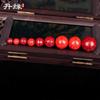 Guizhou Wanshan Danyuan Roxo Cinnabar Dourado Areia Roxo Cinnabar Contas de Cinnabar Pulseira de Cinnabar Contas Soltas Colar de Contas Únicas Acessórios para Pulseiras