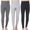 Pantalones largos para hombre de una sola pieza Pantalones cálidos gruesos para hombre de mediana edad talla grande finos pantalones de abrigo de invierno para ancianos