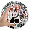 50 piezas pegatinas de graffiti de dibujos animados de fútbol deportes de pelota transfronterizos decorativas para equipaje funda de teléfono pegatinas al por mayor