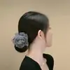 Pinza para el pelo coreana estilo Yiwu, pinza de tiburón floral de alta gama de lujo primavera-verano, nuevo accesorio para el pelo de garra dulce 2026