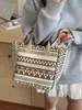 Bolsa de Lona Transfronteriza de Gran Capacidad con Impresión a una Cara, Bolso Tote para Viajes Diarios, Bolso Artístico para Estudiantes, Bolso de Hombro al por Mayor
