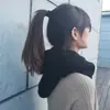 Invierno Lana Cuello Manga Grueso Cachemira Cuello con Gorro Coreano Unisex Una Pieza Suéter Calentador de Orejas