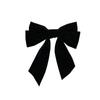 Horquilla retro con lazo estilo coreano elegante simple clip superior clip para coleta otoño e invierno terciopelo tocado horquilla accesorios para el cabello Corea del Sur
