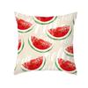 Funda de Cojín Nórdica Estampado de Frutas Frescas Pequeñas Funda de Cojín Piel de Durazno Funda de Cojín Lumbar para Oficina Muebles para el Hogar Transfronterizos