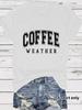 Amazon eBay nueva moda manga corta patrón CAFÉ verano tendencia europea y americana camiseta de mujer top de mujer en stock