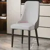 Cadeiras de jantar estilo nórdico, bancos de restaurante italianos de luxo leve com encostos, cadeiras de mesa de jantar, cadeiras para hotel e restaurante com encostos