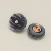 Botones de Resina de Terciopelo para Trajes Tang y Hanfu, Botones Metálicos para Suéteres y Abrigos, Botones Decorativos Redondos Cosidos a Mano, Disponibles en 20 Colores