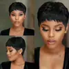 AliExpress peluca nueva europea y americana pelo corto peluca femenina pelo corto africano fibra química cabeza mecánica gorro mayorista Amazon