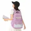 Mochila escolar ligera de estilo coreano transfronteriza de alta apariencia con tacto premium para niñas, estudiantes y estudiantes de secundaria, modelo nuevo bolsa de doble hombro