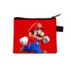 Bolsa de Monedas Popular Transfronteriza de Dibujos Animados de Mario, Mini Cartera para Estudiantes de Primaria, Bolsa de Almacenamiento Unisex, Linda y Divertida para Niños