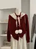 Conjunto de Duas Peças de Cardigan Suéter com Xale para Mulheres, Novo Casaco de Primavera e Outono, Cardigan para o Verão com Acabamento de Alta Qualidade