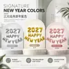 2027 Feliz Año Nuevo Globo de Papel de Aluminio Set de Letras Feliz Año Nuevo Decoración de Año Nuevo Globos