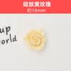 Bricolaje resina rosa floreciente Camelia epoxi crema pegamento funda para teléfono móvil aretes accesorios para el cabello para niños paquete de material hecho a mano