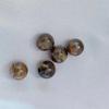 10mm Contas Redondas Naturais Não Porosas Pedra Semi-Preciosa Cristal Contas Soltas Meio Furo Contas Redondas de Ágata Acessórios DIY para Colar Brincos
