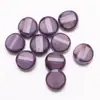 Nuevas cuentas botón de jade de porcelana 14MM lingote cuentas de cristal tallado múltiple accesorios para joyería DIY
