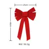 Árvore de Natal Mais Vendida da Amazon Suprimentos de Decoração de Natal Laço de Veludo Vermelho Decoração de Casa para o Festival da Primavera Presente