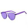 Nuevas Gafas de Sol Estilo Calle para Mujeres, Estilo Coreano Modernas Retro Estilo Harajuku Color Caramelo Gafas de Sol Rosas para Hombres