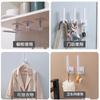 Gancho tipo L sin perforaciones, fuerte adhesivo, para colgar en la pared, cocina, hogar, multifunción, sin costuras