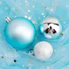 Bola de Láser Barra Reflector Disco Pastel Decorativo Bola Lentejuelas Redondas Horneado Fiesta de Cumpleaños Bola de Cristal