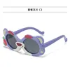 Nuevas Gafas de Sol para Niños de Silicona Suave Moda Masculina Tendencia Oso Fresa Dibujos Animados Polarizadas Protección Solar Gafas de Sol Sentido de Alta Gama Mujer