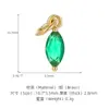 Colgante de Cristal Corte Marqués, Base de Cobre con Broche de Oro de 14K, Lote Mixto Multicolor, Accesorios de Joyería Hechos a Mano Estilo Lujo Ligero